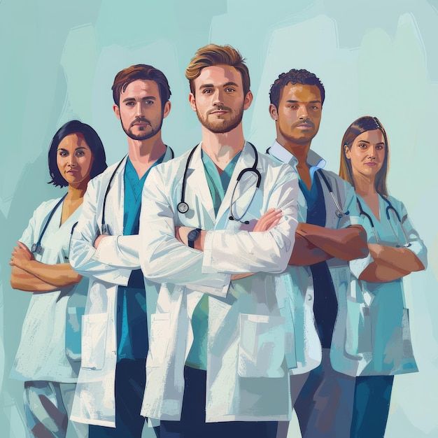 Fitness Writing Illustration